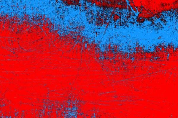 Fundo Grunge Abstrato Textura Monocromática Azul Vermelho Texturizado Fundo — Fotografia de Stock