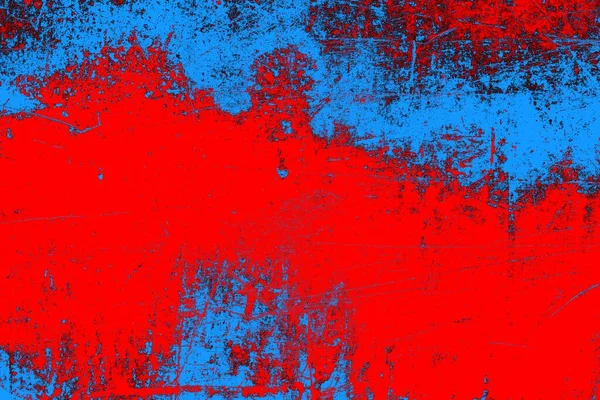 Fundo Grunge Abstrato Textura Monocromática Azul Vermelho Texturizado Fundo — Fotografia de Stock