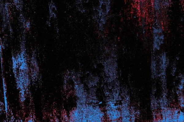 Karmínově Červené Modré Zbarvené Grungy Zeď Texturované Pozadí — Stock fotografie