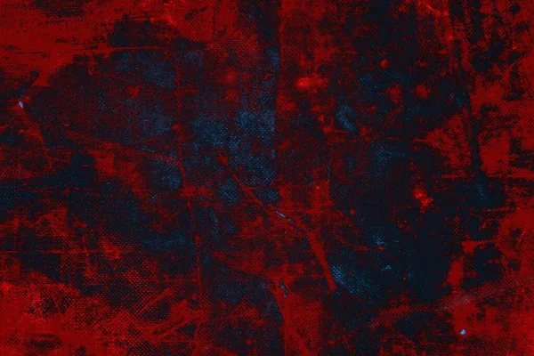 Fondo Grunge Abstracto Textura Monocromática Fondo Texturizado Azul Rojo — Foto de Stock