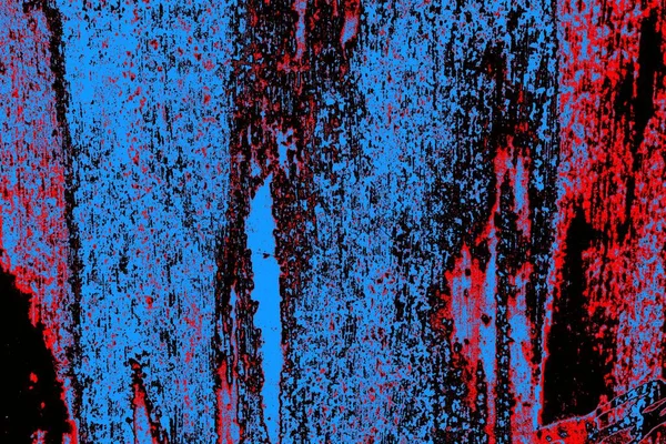 Kırmızı Mavi Renkli Grungy Duvar Desenli Arka Plan — Stok fotoğraf