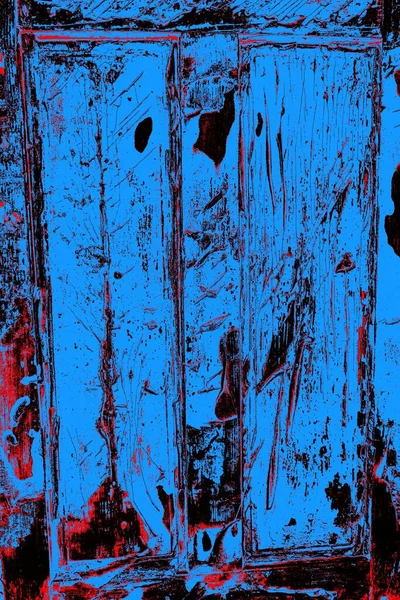 Crimson Merah Dan Biru Dinding Grungy Berwarna Latar Belakang Bertekstur — Stok Foto