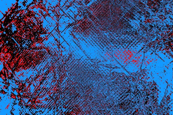 Kırışık kırmızı polietilen film dokusu