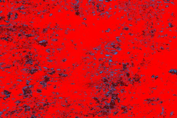 Kırmızı ve mavi renkli grungy duvar, desenli arka plan