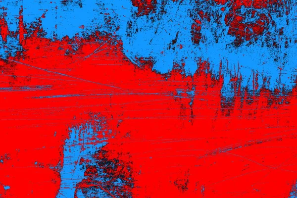 Fundo Grunge Abstrato Textura Monocromática Azul Vermelho Texturizado Fundo — Fotografia de Stock