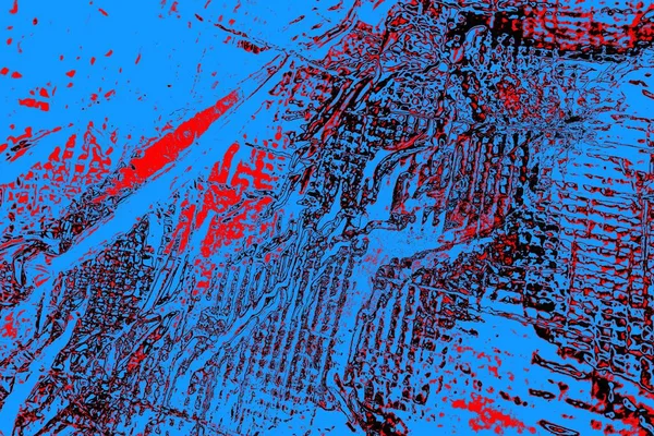 Kırışık kırmızı polietilen film dokusu