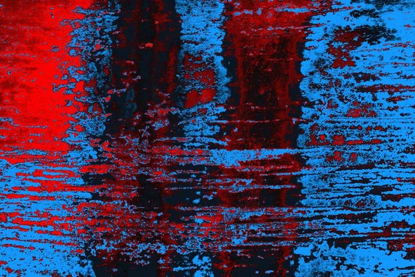 Szkarłatny Czerwony Niebieski Kolor Grungy Ściany Teksturowane Tło — Zdjęcie stockowe