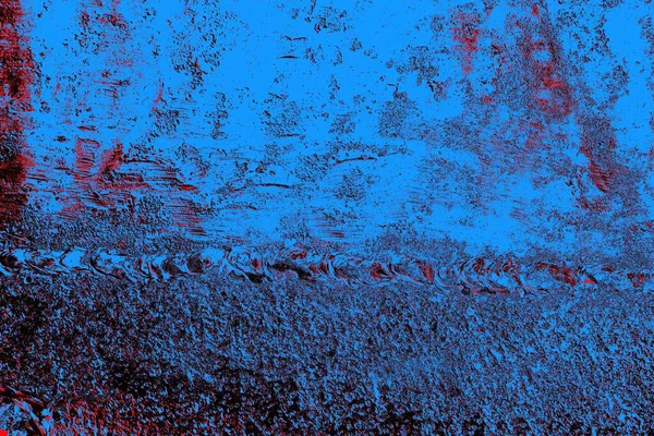 Kırmızı Mavi Renkli Grungy Duvar Desenli Arka Plan — Stok fotoğraf