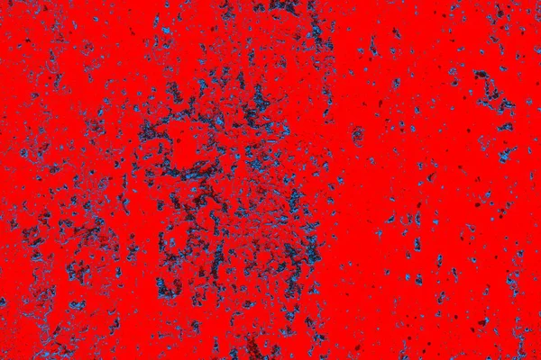 Kırmızı ve mavi renkli grungy duvar, desenli arka plan