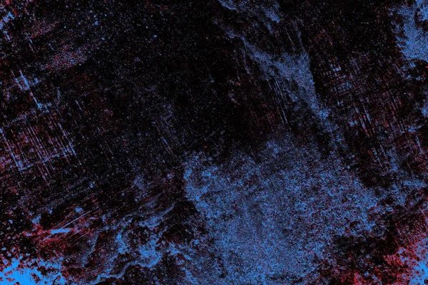 Kırmızı ve mavi renkli grungy duvar, desenli arka plan