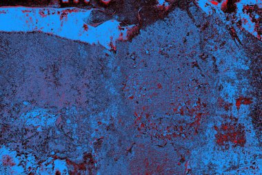 Dökülen boya paslı metal dokusu