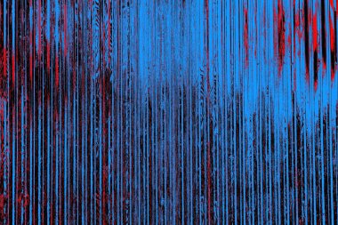 Kırmızı ve mavi renkli grungy duvar, desenli arka plan