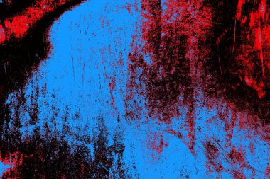 Çizik ve çatlaklarla metal doku.