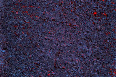 Kırmızı ve mavi renkli grungy duvar, desenli arka plan