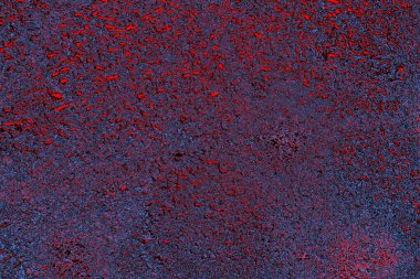 Kırmızı ve mavi renkli grungy duvar, desenli arka plan