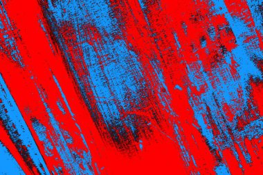 Kırmızı ve mavi renkli grunge duvar dokusu arkaplanı