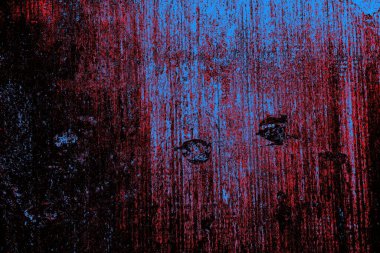 Çizik ve çatlaklarla metal doku