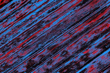 Kırmızı ve mavi renkli grungy duvar, desenli arka plan