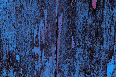 Kırmızı ve mavi renkli grungy duvar, desenli arka plan