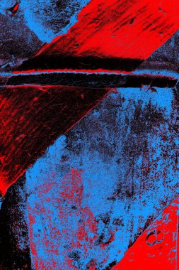 Çizik ve çatlaklarla metal doku