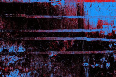 Çizik ve çatlaklarla metal doku