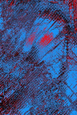 Kırışık kırmızı polietilen film dokusu