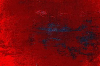 Kırmızı ve mavi renkli grungy duvar, desenli arka plan