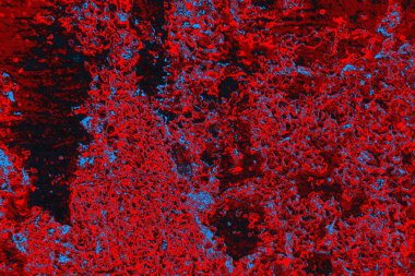 Soyut grunge arkaplanı. Monokrom dokusu. Mavi ve kırmızı desenli arkaplan