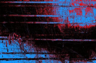 Çizik ve çatlaklarla metal doku