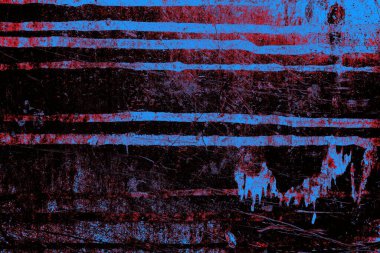 Çizik ve çatlaklarla metal doku