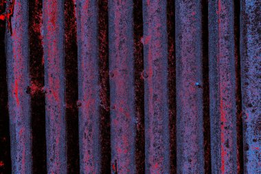 Oluklu eski çatı dokusu