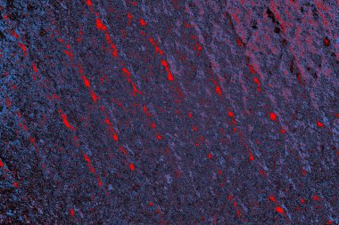 Çizik ve çatlaklarla metal doku