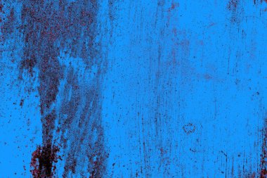 Kırmızı ve mavi renkli grungy duvar, desenli arka plan