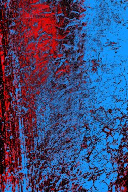 Çizik ve çatlaklarla metal doku