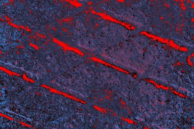 Çizik ve çatlaklarla metal doku