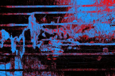 Çizik ve çatlaklarla metal doku