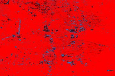 Kırmızı ve mavi renkli grungy duvar, desenli arka plan