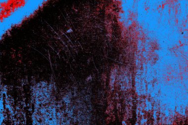 Çizik ve çatlaklarla metal doku.