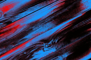 Kırmızı ve mavi renkli grungy duvar, desenli arka plan