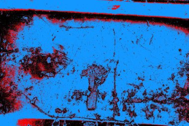 Çizik ve çatlaklarla metal doku