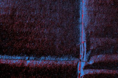 Kırmızı ve mavi renkli grungy duvar, desenli arka plan