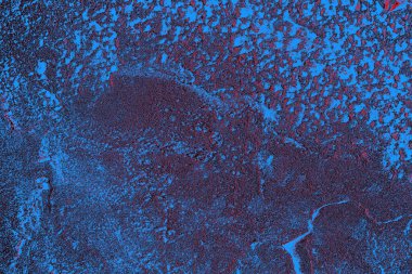 Kırmızı ve mavi renkli grungy duvar, desenli arka plan