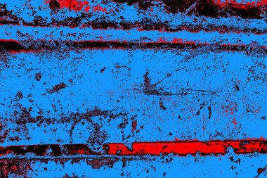 Çizik ve çatlaklarla metal doku