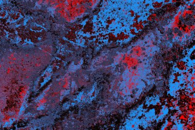 Çizik ve çatlaklarla metal doku