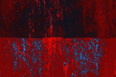 Soyut grunge arkaplanı. Monokrom dokusu. Mavi ve kırmızı desenli arkaplan