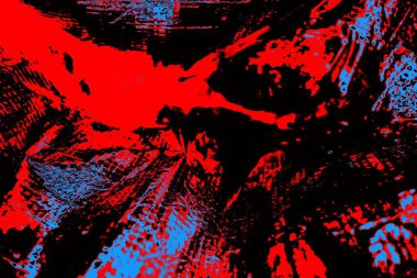 Kırışık kırmızı polietilen film dokusu