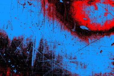 Çizik ve çatlaklarla metal doku