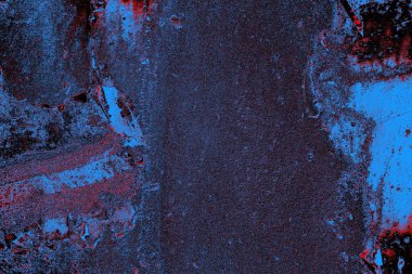 Dökülen boya paslı metal dokusu