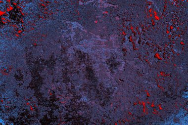 Çizik ve çatlaklarla metal doku