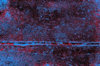 Çizik ve çatlaklarla metal doku